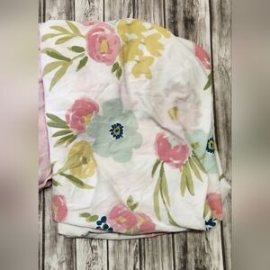 Cloud island flower crib sheet